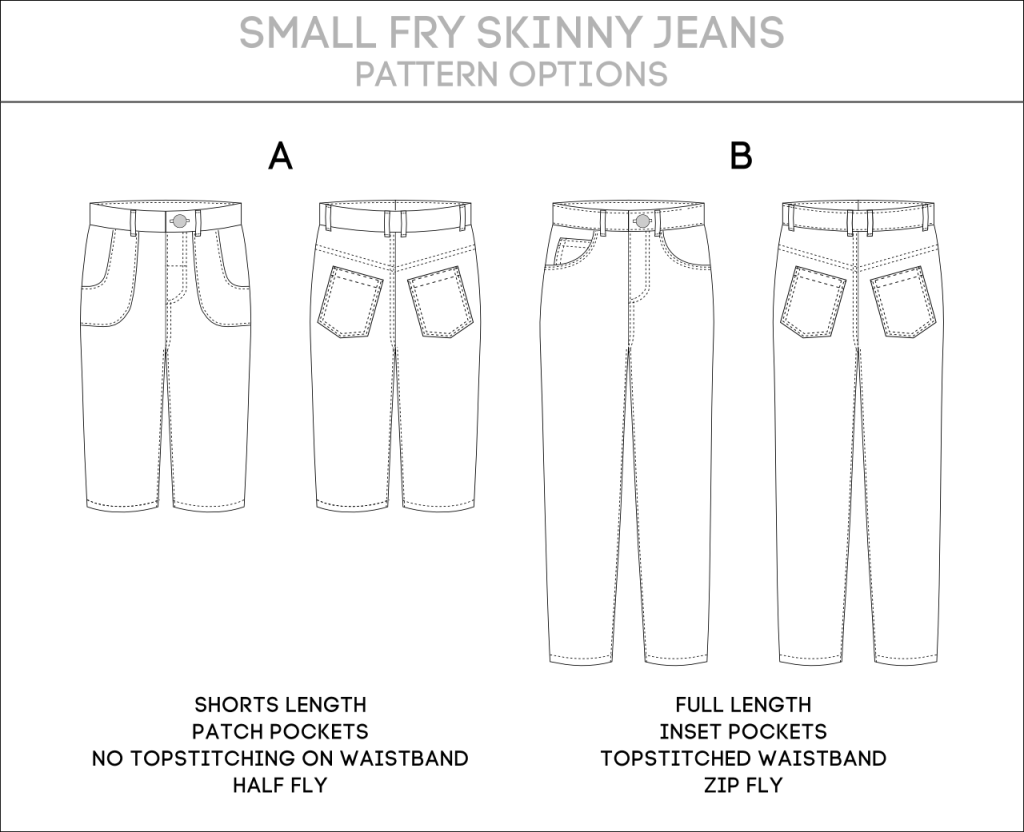 Small Fry Skinny Jeans: Full Pattern Available Now – Craftstorming
